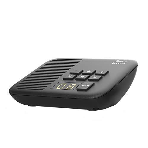 Gigaset DECT basisstation box 200A met antwoordapparaat voor je eigen communicatiesysteem met handsets - basis ondersteunt 6 handsets voor de analoge telefoonaansluiting, zwart