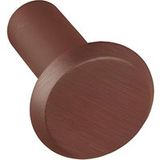 Viefe crochet de garde-robe FASE en aluminium, Ø 33 mm - Bronze brossé