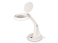 LOGILINK WZ0059 Vergrootglas Bureaulamp, 3 & 12 Dioptrieën, Wit