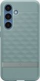 Spigen Parallax MagFit Hoesje Geschikt voor Samsung Galaxy S25 Plus - Back Cover Compatibel met MagSafe / Qi2 - Groen