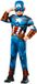 Rubie's Kostuum Marvel - Captain America Jongens Blauw Maat 104