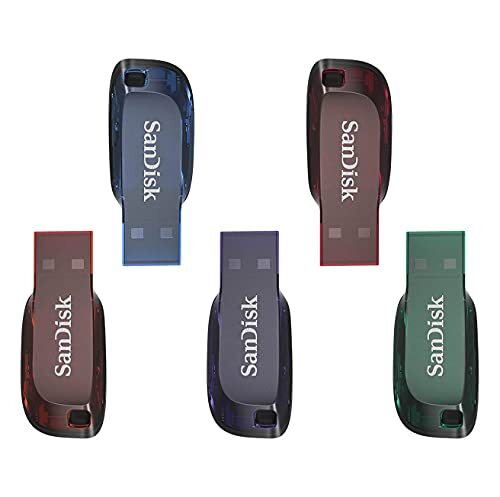 Sandisk 32 GB Cruzer Blade USB-stick - 5-pack