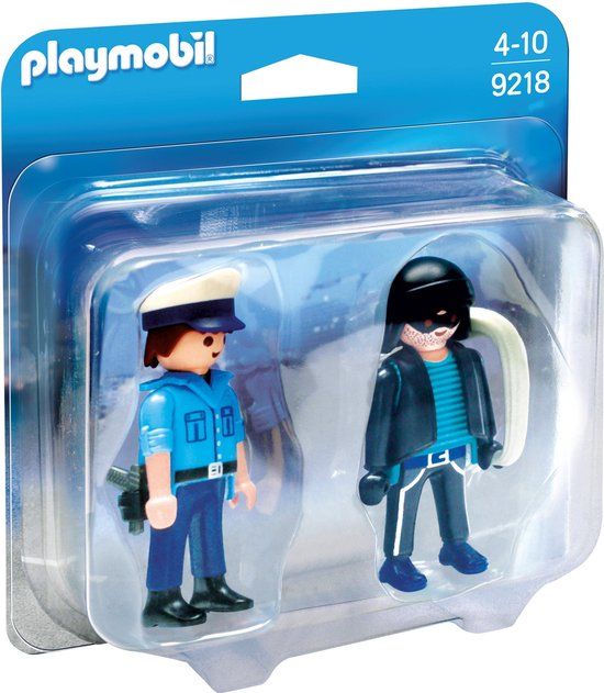 PLAYMOBIL DuoPack Politieagent en dief - 9218