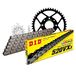 Kettingset DID Kettingset staal 520VX3 / 110 klinknagel slot voor Honda XL V Varadero 125 cc bj. 2001-2013