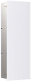 Emco asis pure kastmodule, inbouw, deurscharnier rechts, glasfront, 730x250mm, 2 glazen leggers, wit mat