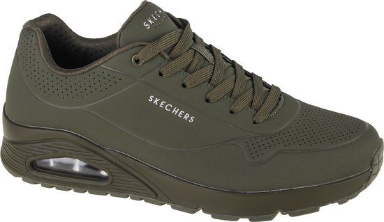 Skechers Uno - Stand On Air - Heren Sneakers - Groen - Maat 42.5
