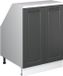 Vicco Rion Kast voor schuine wand – 60 x 81.6 cm met 2 deuren, kastromp 60 cm diepte Antraciet landhuis