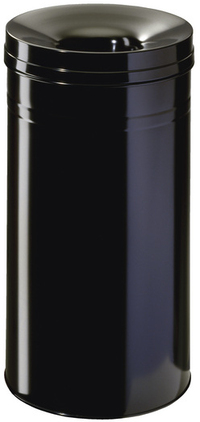 Durable Safe+ Round Waste Basket - 30 Liter - Black