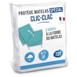 SWEET NIGHT Sweetnight Matrasbeschermer voor Clic Clac, 140 x 190 cm, waterdicht, wasbaar op 90 °C