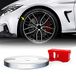 4R Quattroerre.it 10331 Wheel Trim plakstrip met applicator voor autovelgen, chroom