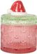 Clayre & Eef Voorraadpot Ø 9x12 cm Rood Glas