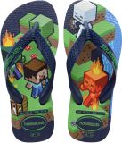 Havaianas Kinder Minecraft Slippers - Navy