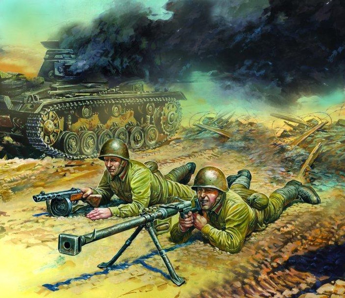 Zvezda - Soviet Anti-tank Team (Zve6135)