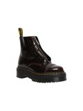Dr. Martens Sinclair Arcadia Leren Platformlaars Schoenen in Rood, Grootte: 36