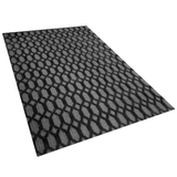 Beliani CIZRE Vloerkleed Grijs 140 x 200 cm Viscose