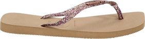 Havaianas Square Logo Metallic Tongs Rose Gold Maat 41/42
