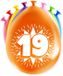 PaperDreams Happy Party Ballonnen 19 jaar (8 stuks)