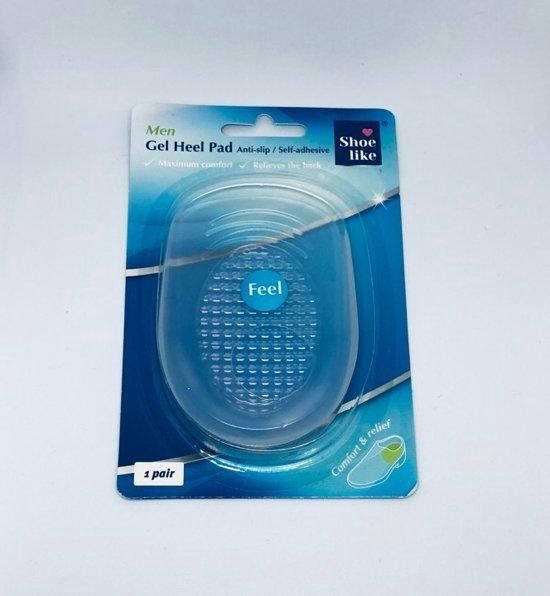 pakkant Comfortabele 3D-Gel Hielspoor Zooltjes voor Ladies (Maat 1) - Gelzooltjes Voor Hielbescherming Hiel Gelsokken / Beschermers / Cups / Gelzolen / Inlegzool / Steunzolen - Hak Zooltjes Bescherming Tegen Hielspoor / Blaren / Hielkloven /