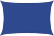 vidaXL Zonnezeil 160 g/m² rechthoekig 4x6 m HDPE blauw