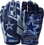 Wilson NFL Stretch Fit Dallas Cowboys American Football Handschoenen Blauw