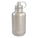 EcoVessel The Boss Tri Max thermosfles met thee, roestvrij staal, 1900 ml, zilverkleurig