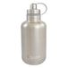 EcoVessel The Boss Tri Max thermosfles met thee, roestvrij staal, 1900 ml, zilverkleurig