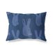 BonaMaison Blauw Decoratieve Kussensloop, Kussenhoezen Bank, Decoratieve Kussenhoesjes, Kussensloop; Sofa, Slaapkamer, Kantoor, Auto 45x60 Cm - Ontworpen en vervaardigd in Turkije