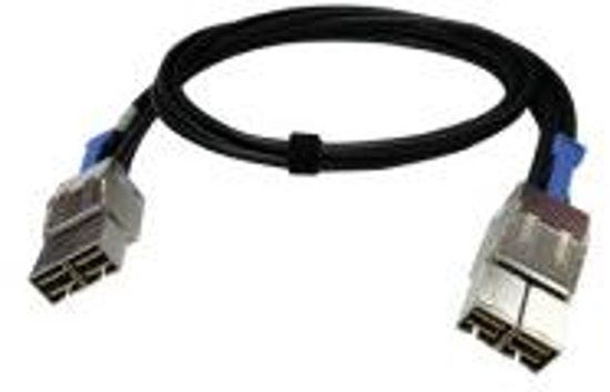 QNAP CAB-PCIE10M-8644-8X Serial Attached SCSI (SAS)-kabel 1 m Zwart