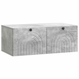vidaXL Wandmontage TV-kast Betongrijs 78,5 x 41 x 30 cm Bewerkt hout