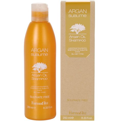 FarmaVita Argan Sublime Oil Shampoo - 250ml - All Hair Types