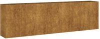 vidaXL Jardinière surélevée - 280x40x80 cm - Acier Corten