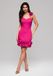 Ombre LARICA Jurk - Rits - Jurk Fuchsia M