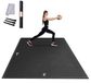 Tapis de yoga extra large 210 x 150 cm antidérapant haute densité avec sac et sangle de transport