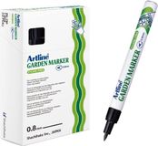 Artline 780 Garden Permanent Markers - Set 12 Stuks - Kogelpunt 0,8mm - Watervast & UV-bestendig - Zwart