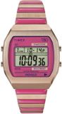 Timex Timex 80 Digital Watch Roze Case: 100% Stainless Steel | Armband: 100% Stainless Steel 36 mm TW2W40800AJ, TW2W41600AJ