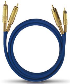 Oehlbach 2036 - Audio kabel - 3 m - blauw