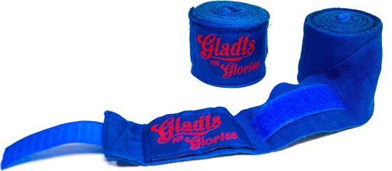 Gladts bandages - Aanbieding -3 paar- blauw - 460 cm - boksen - kickboksen - thaiboksen - mma