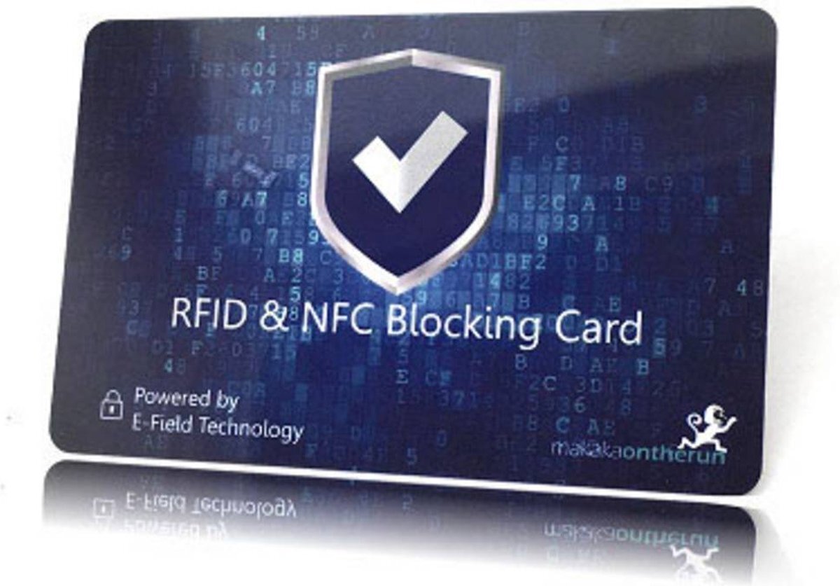 Makaka on the run RFID NFC Blockerkaart Blauw X000Q75901 1 s