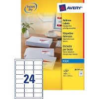 Avery Zweckform J8159-100 adresetiketten 63,5 x 33,9 mm (2400 etiketten)