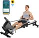 StarTech Latios Roeimachine - Magnetische Roeitrainer - Stil - 16 Weerstandsniveaus - Opvouwbaar - Bluetooth App - 158 kg