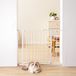 VEVOR Barrière de Sécurité Extensible 75-99 cm Hauteur 76 cm Barrière d'Escalier à Fermeture Automatique sans Perçage Grande Ouverture 533 mm à 180° Clôtures Enfants et Chiens pour Couloir Intérieur