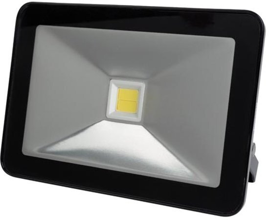 Perel LED bouwlamp voor (Zwart, 50W, 3750Lm, 4000K