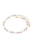 Gaya Bracelet 14 Karaat Staal Goud Multicolor 23 cm Vrouwen
