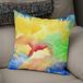 BonaMaison Decoratieve Kussensloop, Aquarel thema Kussenhoezen Bank, Zitkussen, Decoratieve Kussenhoesjes, Kussensloop; Sofa, Slaapkamer, Kantoor, Auto 50x50 Cm - Ontworpen en vervaardigd in Turkije