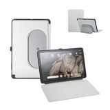 Penoval Google Pixel Tablethoes 11 inch (2023), siliconen beschermhoes, verstelbare kijkhoek, gemakkelijk mee te nemen, beschermhoes compatibel met oplaadluidsprekerdock (grijs)