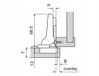 Blum 71B3650 Scharnier 110° dubbele deur met demping