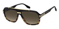 GAFAS Marc Jacobs MARC 840/S Black shaded havana 60/13/145 MAN Zonnebrillen