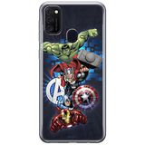 ERT GROUP Samsung M21 hoes, Marvel Avengers 001 hoes, perfect aangepast aan de vorm van de mobiele telefoon, TPU case