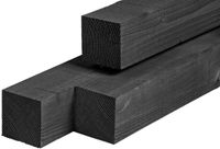 Merkloos Tuindeco Paal douglas zwart geimpregneerd 9,0x9,0x300 cm
