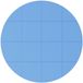 vidaXL Zwemgrondmat - 16 stuks - Ø 235 cm - Rond - EVA Schuim - Blauw